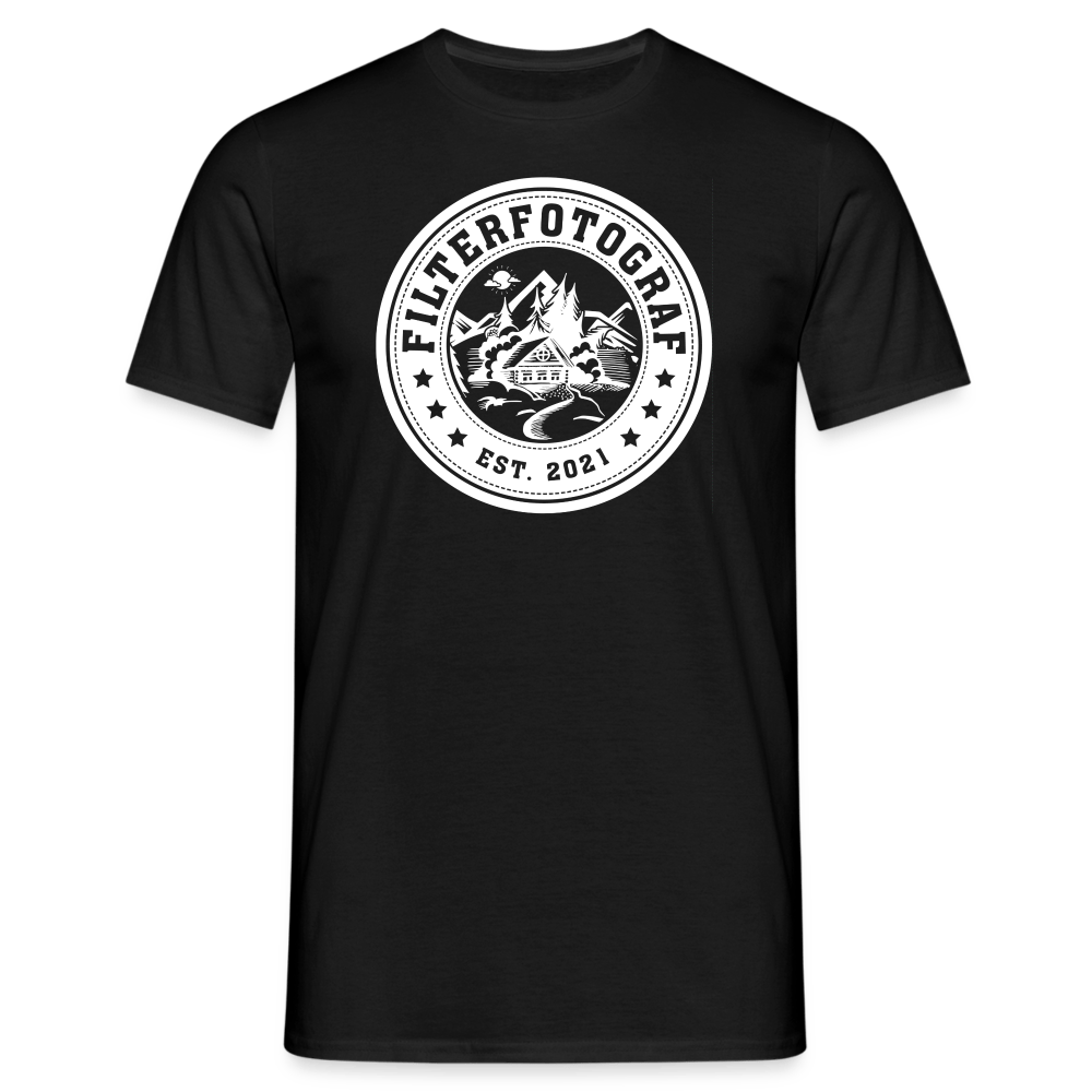 Filterfotograf - Retro Shirt - 2 - Schwarz