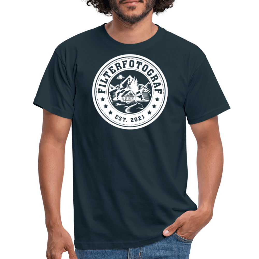 Filterfotograf - Retro Shirt - 2 - Navy