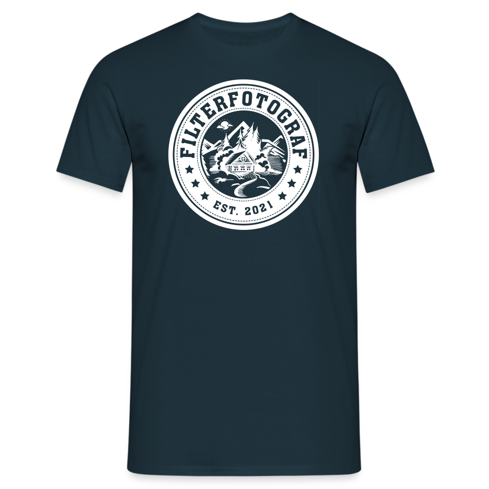 Filterfotograf - Retro Shirt - 2 - Navy