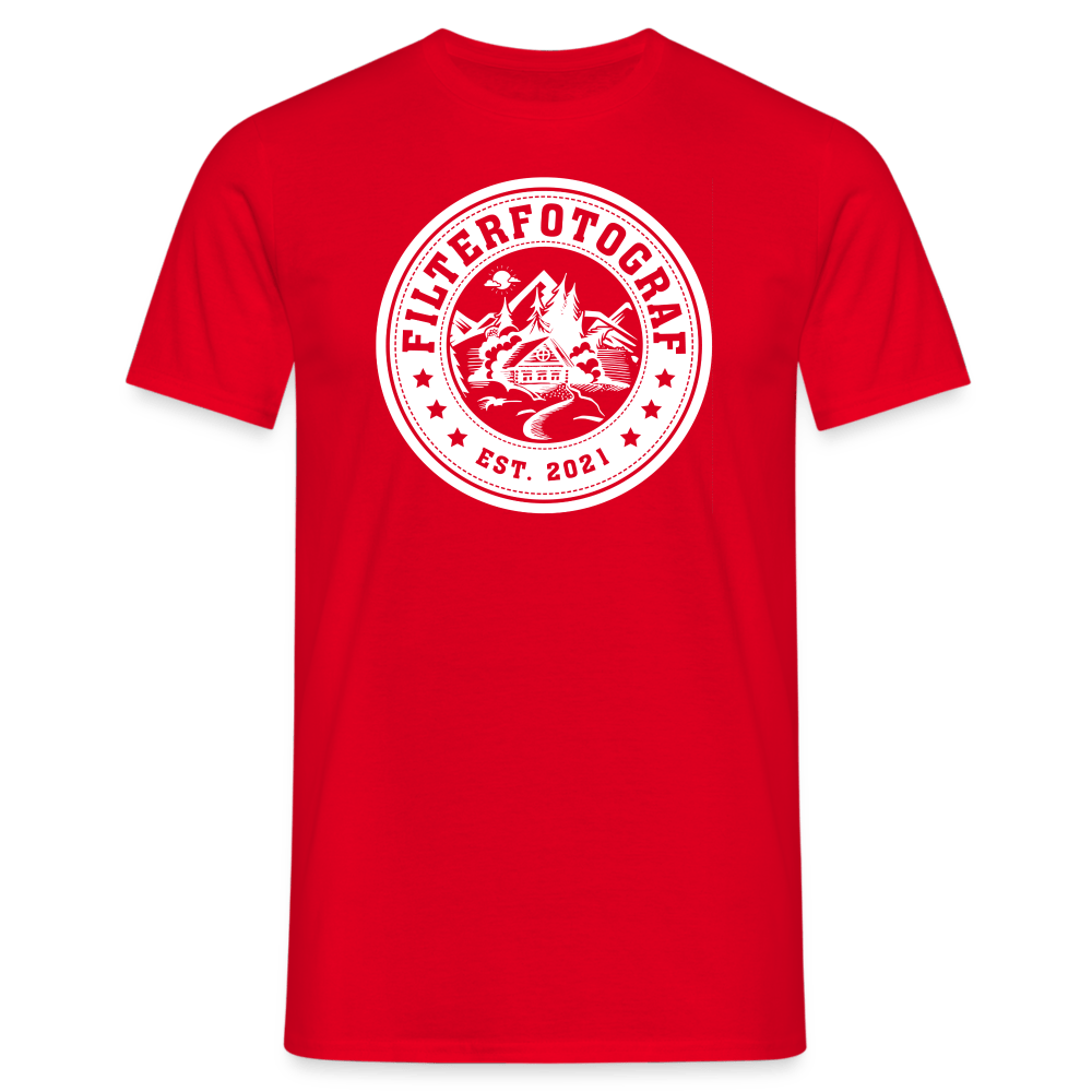 Filterfotograf - Retro Shirt - 2 - Rot