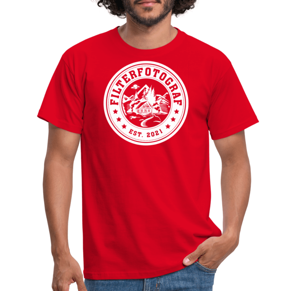 Filterfotograf - Retro Shirt - 2 - Rot