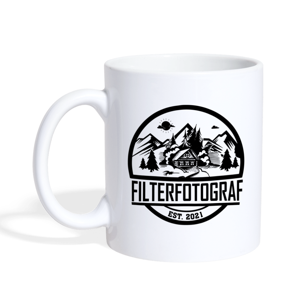 Tasse Retro 2 - weiß