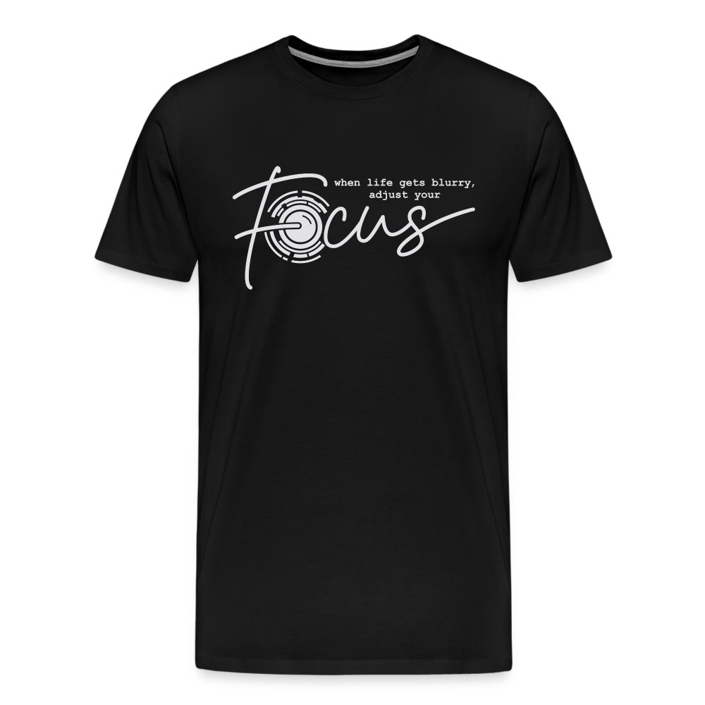 Fotografen Shirt - Focus - Schwarz