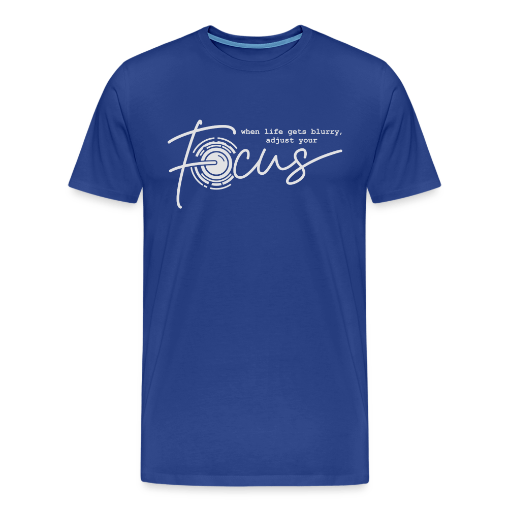 Fotografen Shirt - Focus - Königsblau