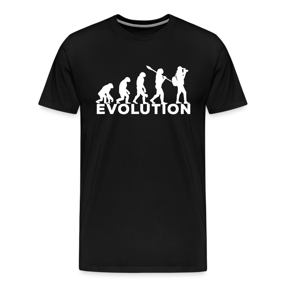 Fotografen Shirt - Evolution - Schwarz