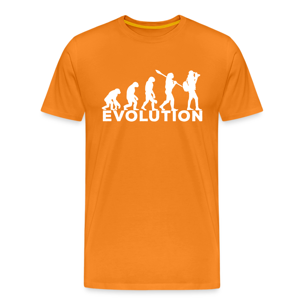 Fotografen Shirt - Evolution - Orange
