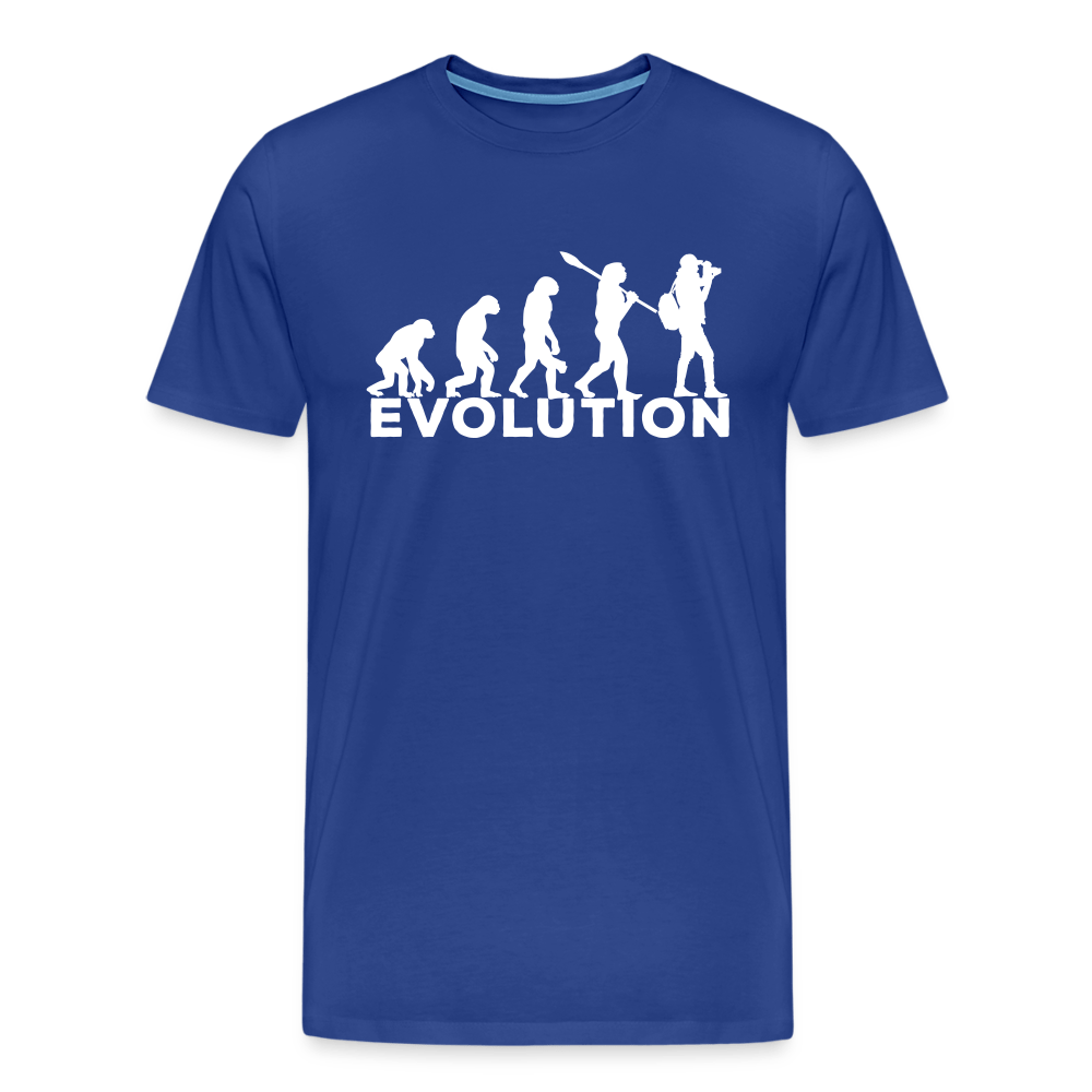 Fotografen Shirt - Evolution - Königsblau