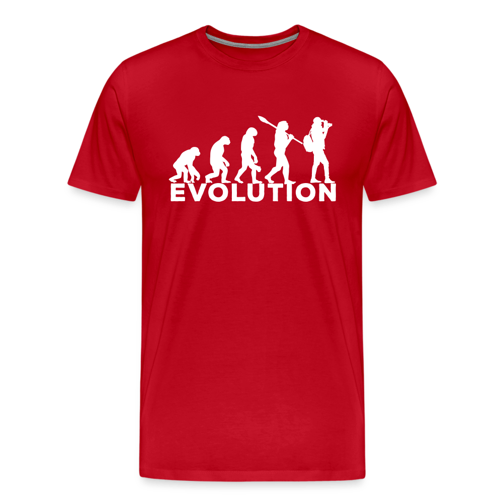 Fotografen Shirt - Evolution - Rot