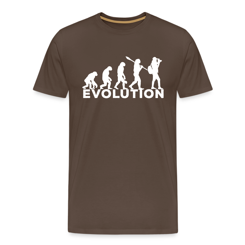 Fotografen Shirt - Evolution - Edelbraun