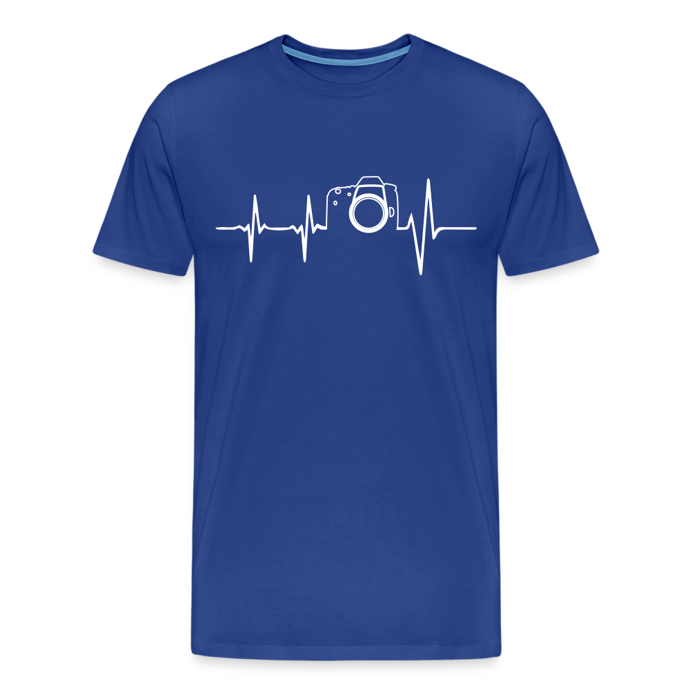 Fotogrfen Shirt - Herzschlag - Königsblau