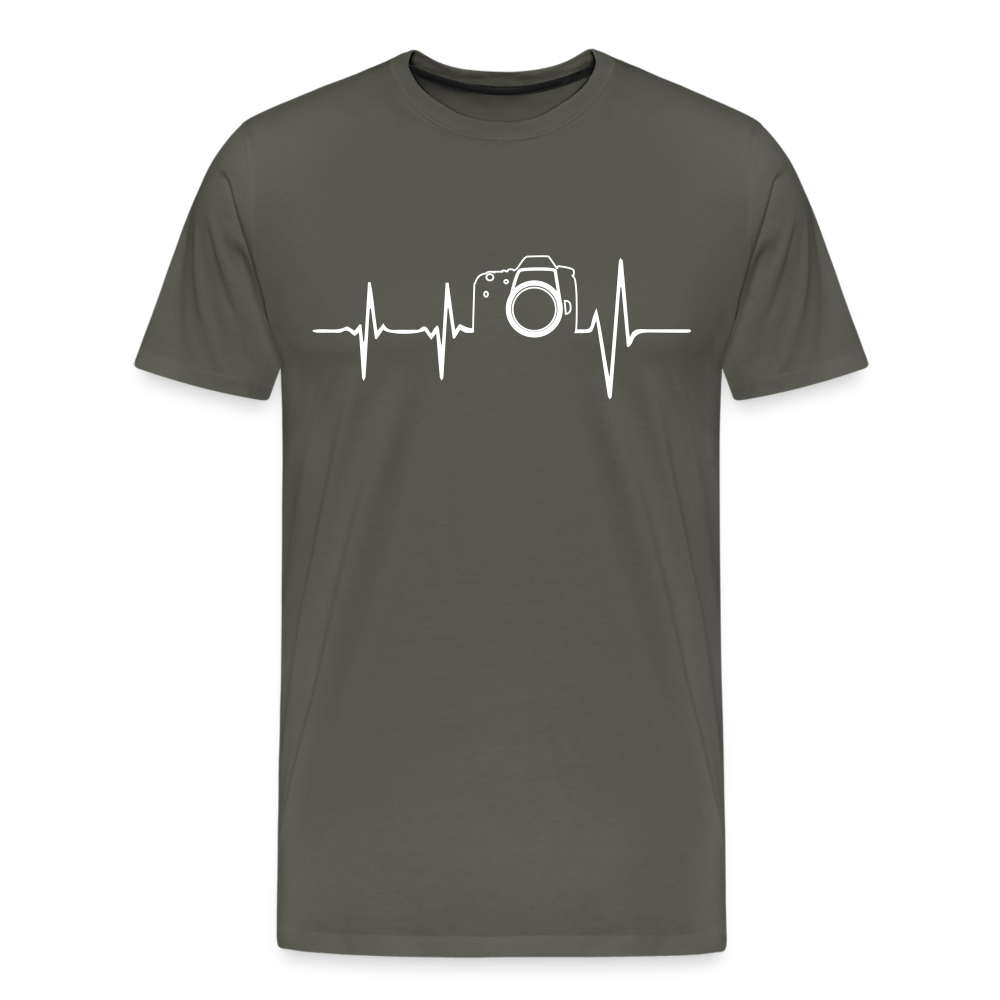 Fotogrfen Shirt - Herzschlag - Asphalt
