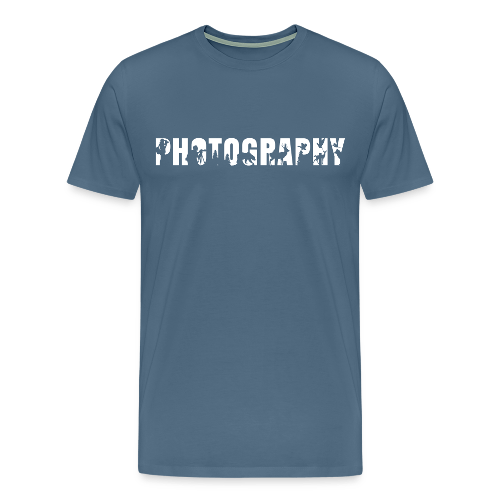 Fotografen Shirt - Blaugrau