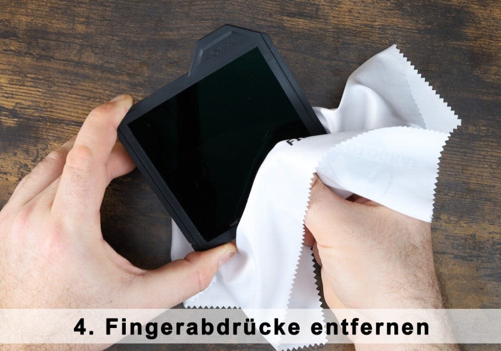 Filter Reinigungsset – mit Blasebalg, Reinigungsstift & XXL Filterfotograf Mikrofasertuch