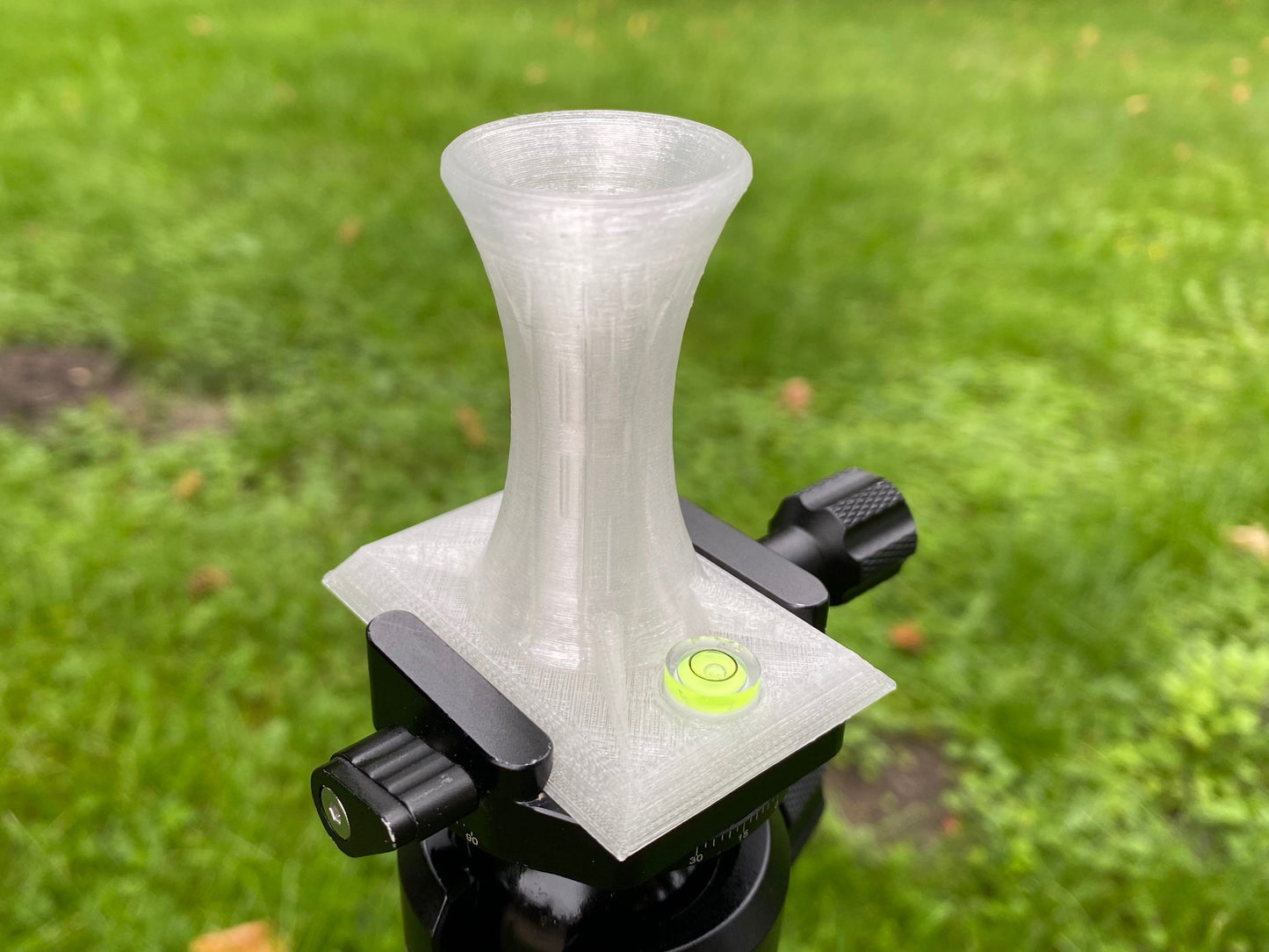 Lensballständer Glaskugel Fotokugel Ständer Stativ Halterung Arca Swiss kompatibel mit XXL Microfasertuch