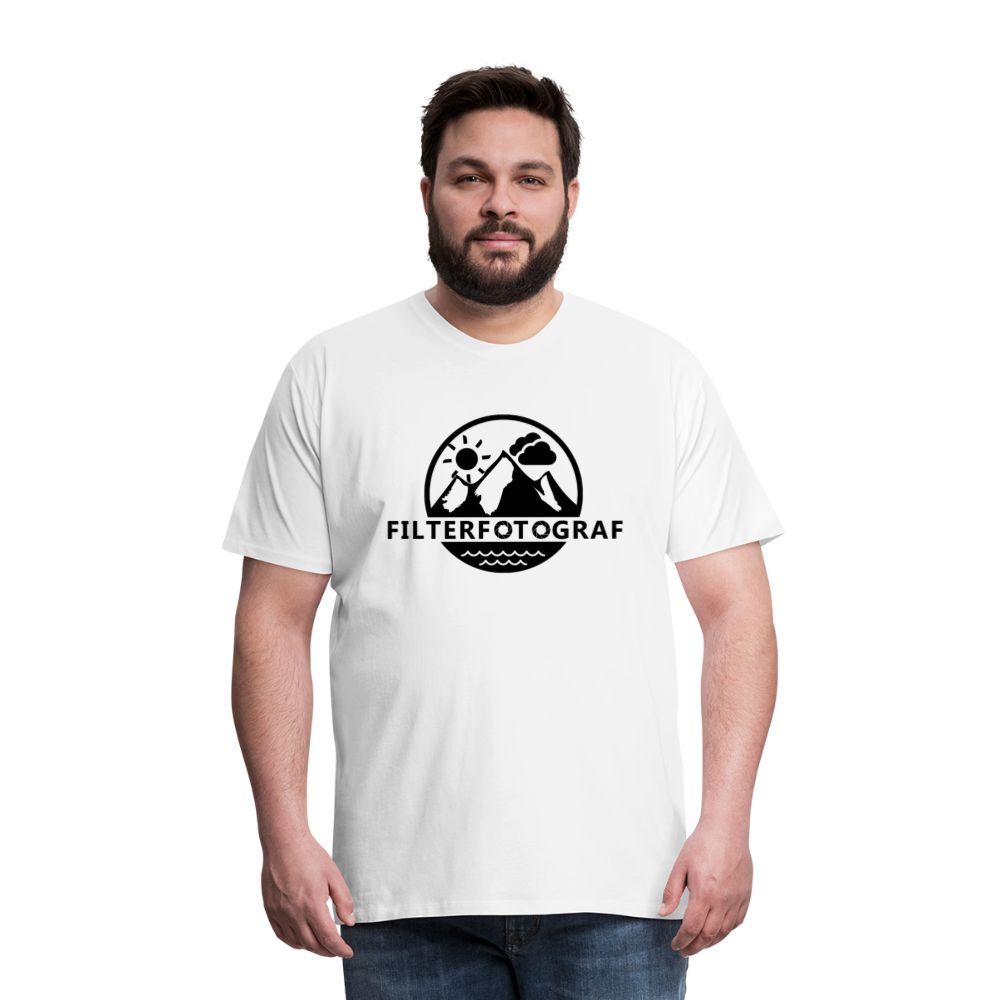 Filterfotograf - Männer Premium T-Shirt - Weiß