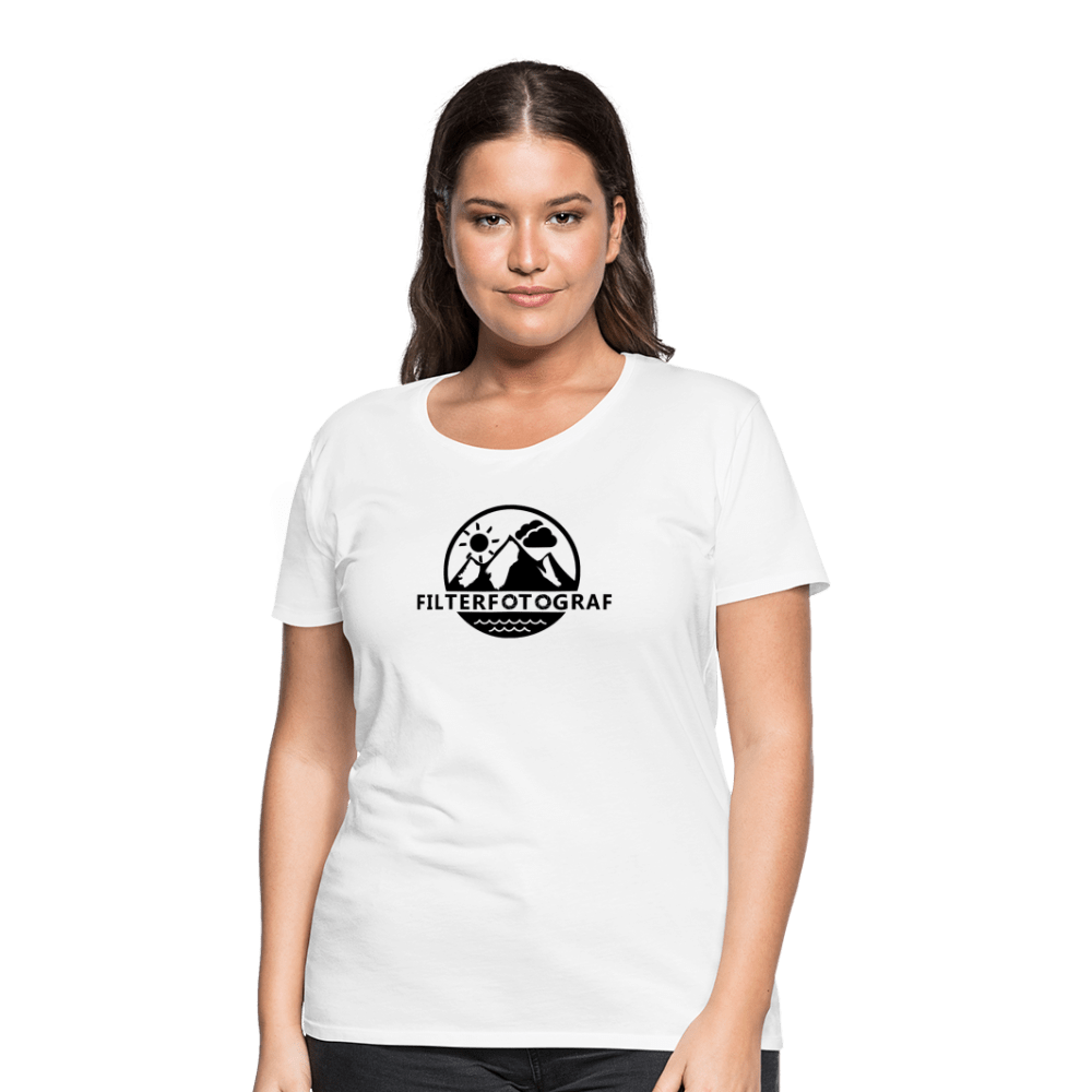 Filterfotograf Frauen Premium T-Shirt - Weiß