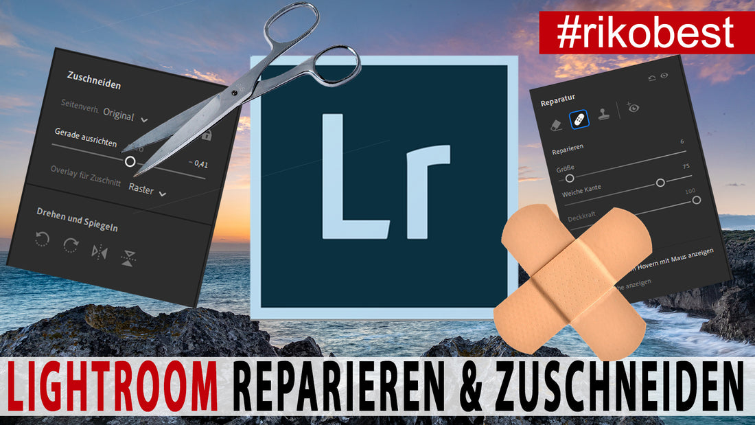 Edit photos in Adobe Lightroom 2023 Part 3 Repair photos, crop, ch