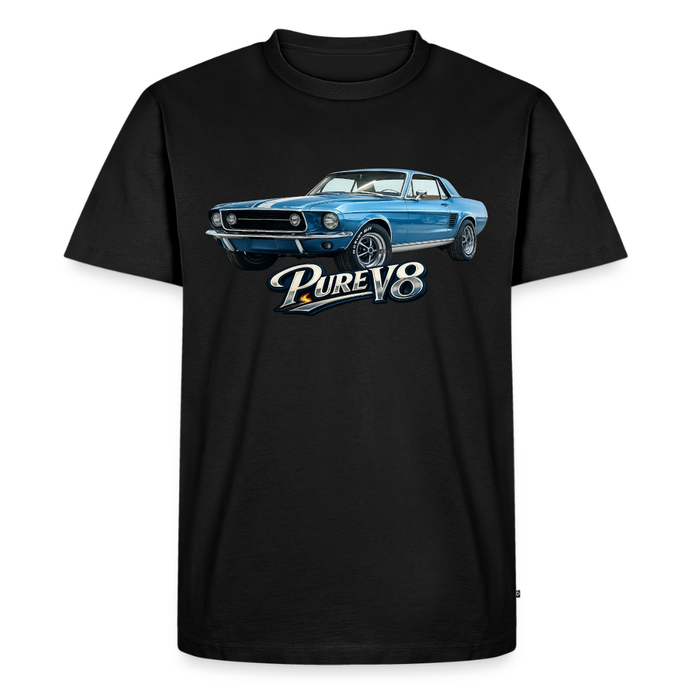Pure V8 – Männer Premium T-Shirt - Schwarz
