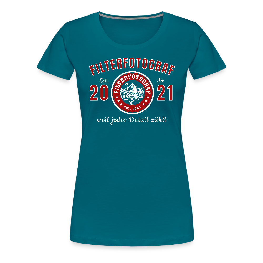 Filterfotograf – Landschaftsfotografen Edition Frauen Premium T-Shirt - Divablau