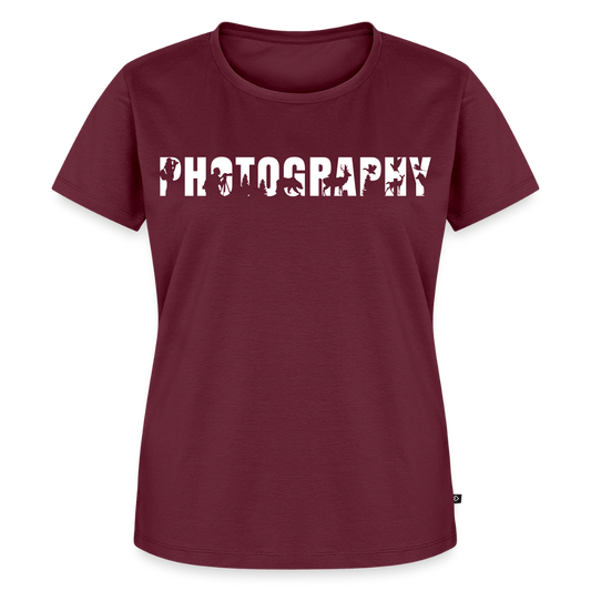 Filterfotograf – Landschaftsfotografen Edition Frauen Premium T-Shirt - Burgunderrot