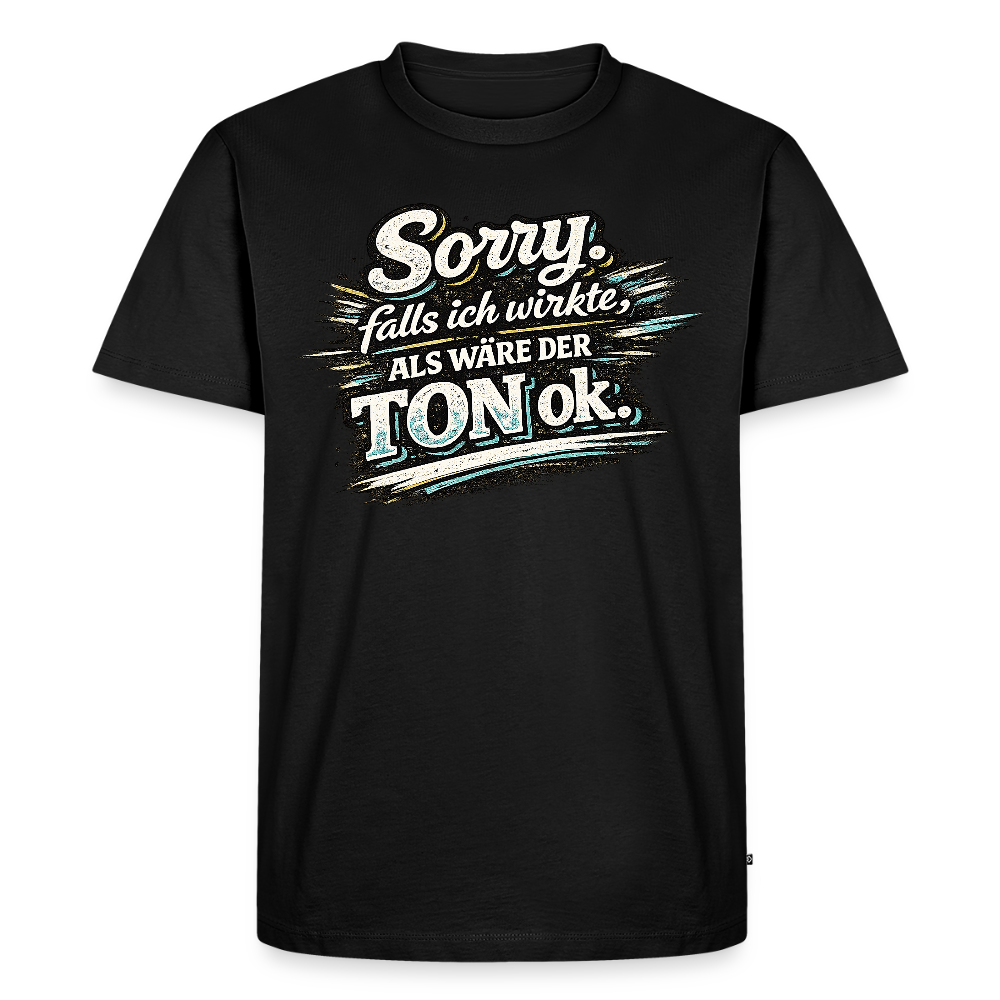 Der Ton -  FILTERFOTOGRAF® Männer Premium T-Shirt - Schwarz