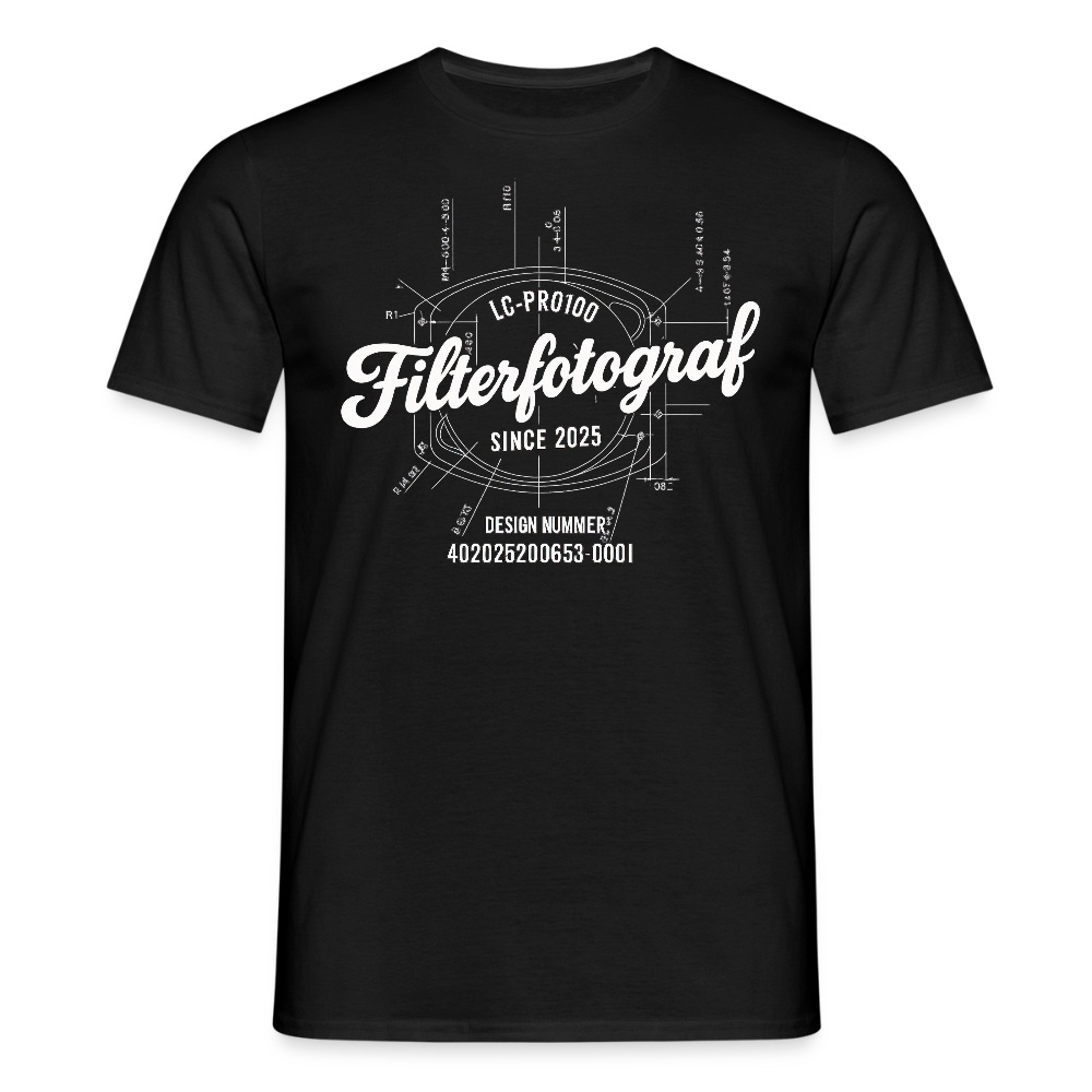 Filterfotograf LC-PRO100 Shirt - Schwarz