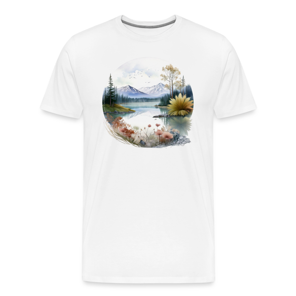 Filterfotograf – Männer Shirt - Dreamy Vistas Collection - Weiß