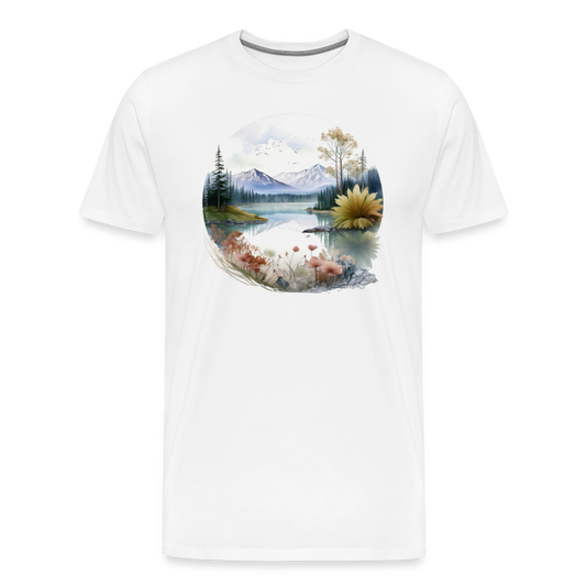 Filterfotograf – Männer Shirt - Dreamy Vistas Collection - Weiß