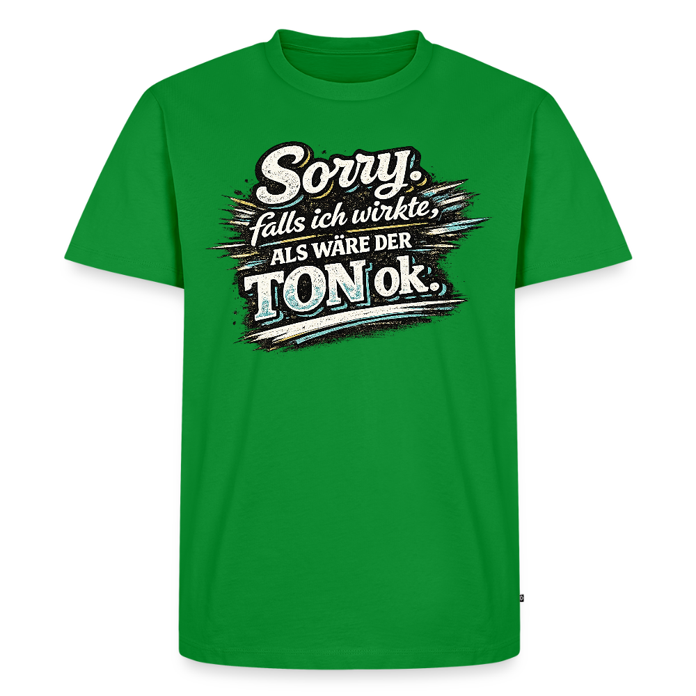 Der Ton -  FILTERFOTOGRAF® Männer Premium T-Shirt - Grün
