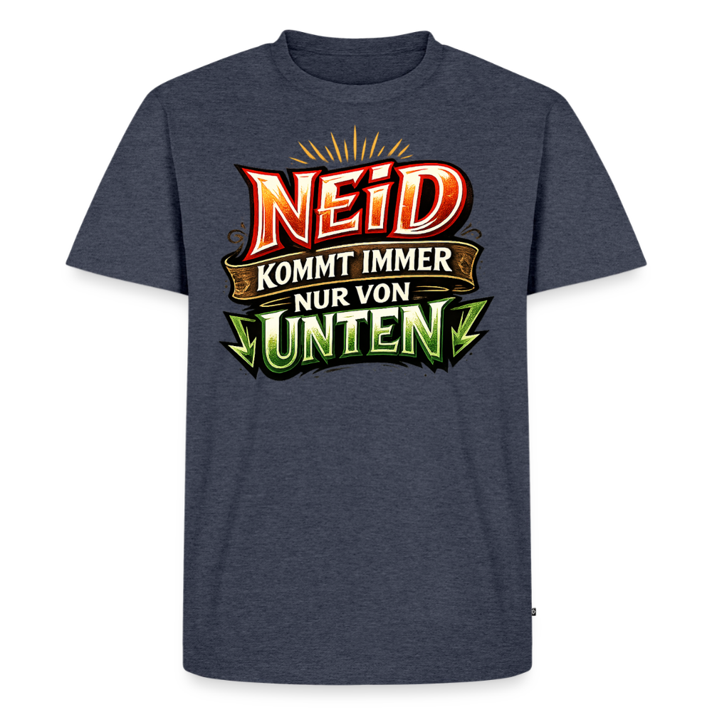 Neid Fotografen Shirt  – Männer Premium T-Shirt - Jeansblau 