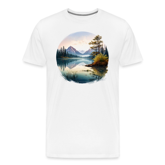 Filterfotograf – Männer Shirt - Dreamy Vistas Collection - Weiß