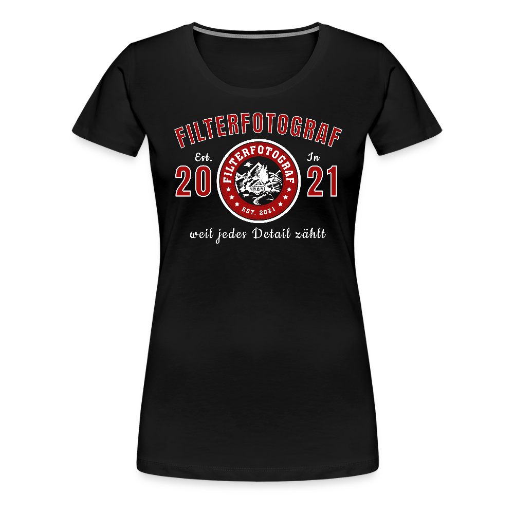 Filterfotograf – Landschaftsfotografen Edition Frauen Premium T-Shirt - Schwarz