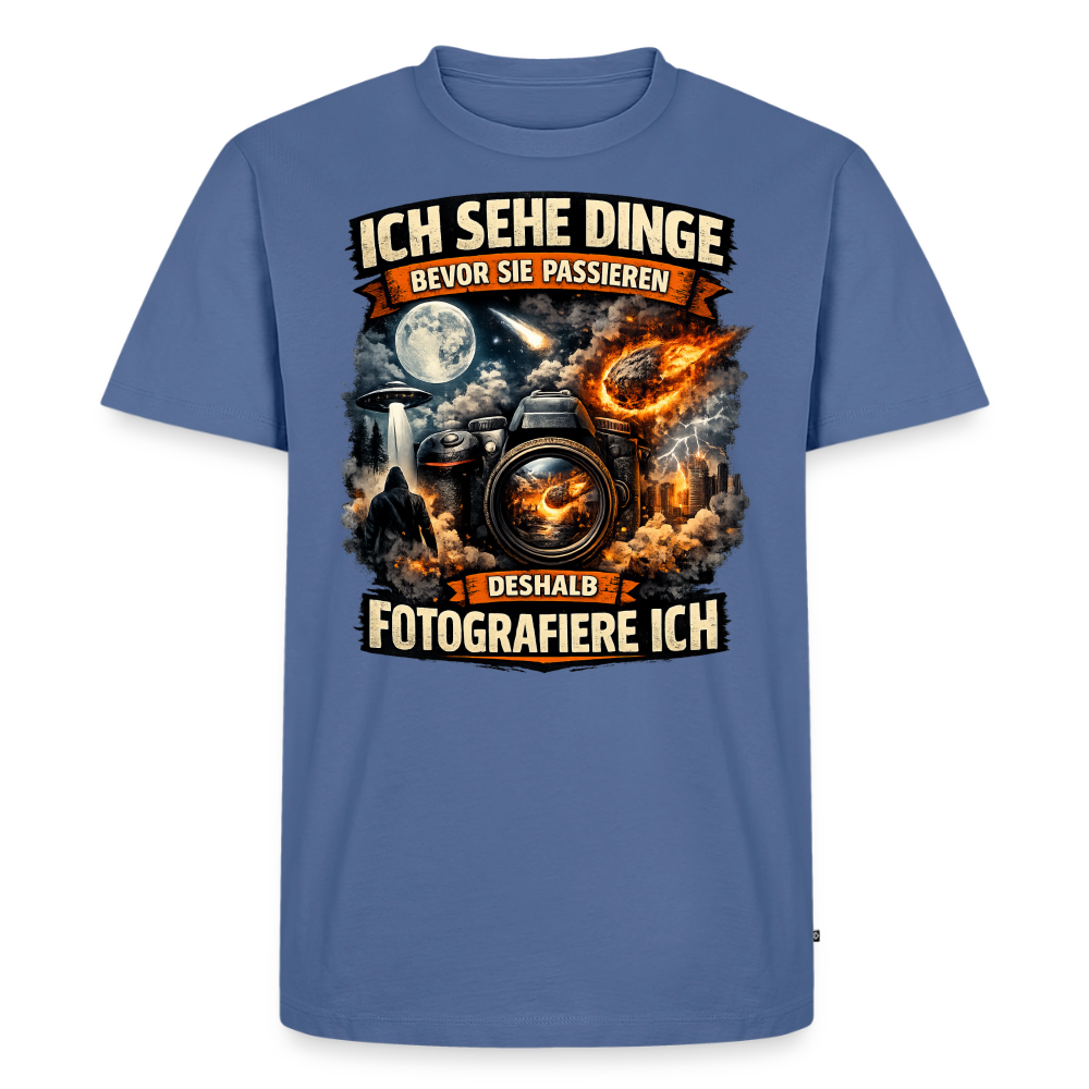 Fotograf - Ich sehe Dinge bevor sie passieren - Taubenblau