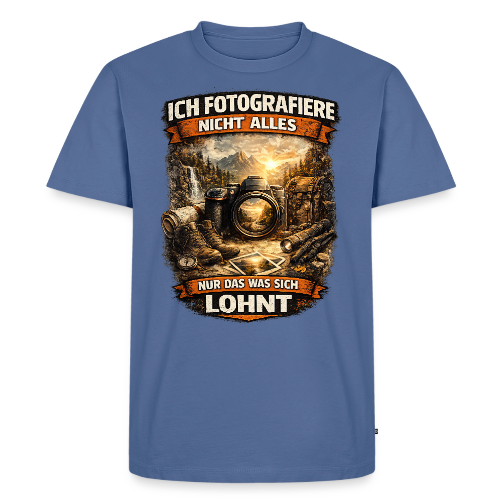 Fotograf - ich fotografiere nicht alles - Taubenblau