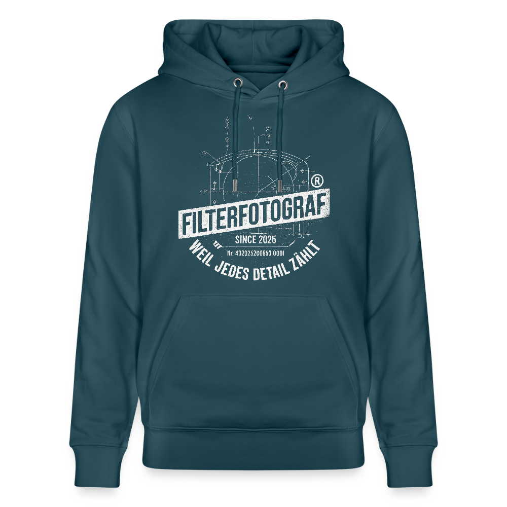 Filterfotograf LC-PRO100 Hoodie - Dunkles Petrol