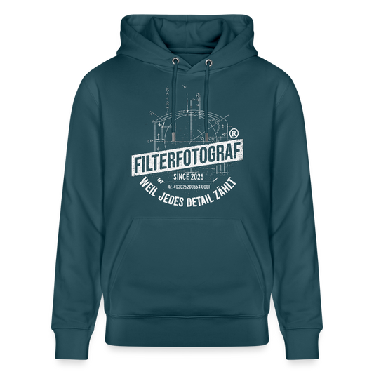 Filterfotograf LC-PRO100 Hoodie - Dunkles Petrol