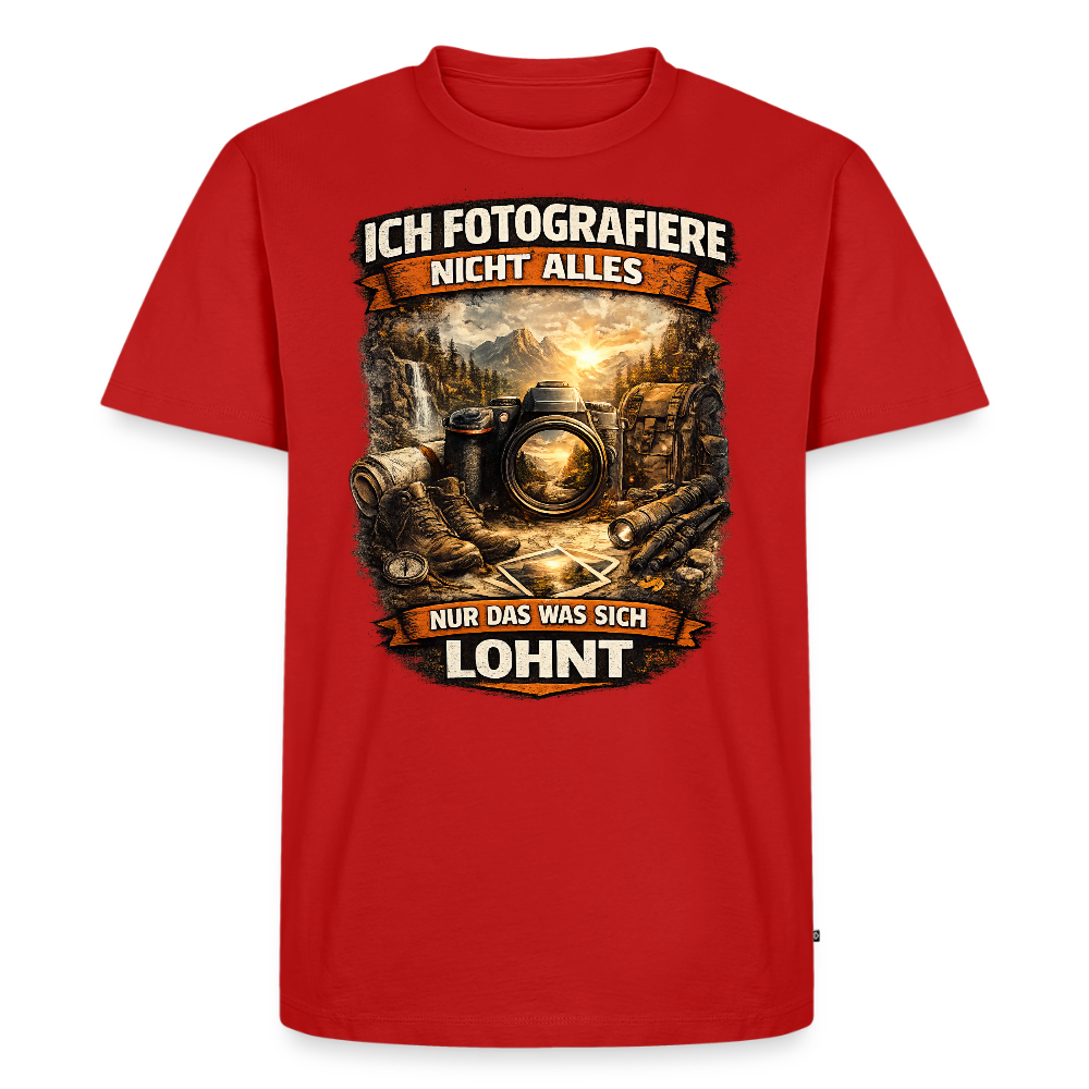 Fotograf - ich fotografiere nicht alles - Rot