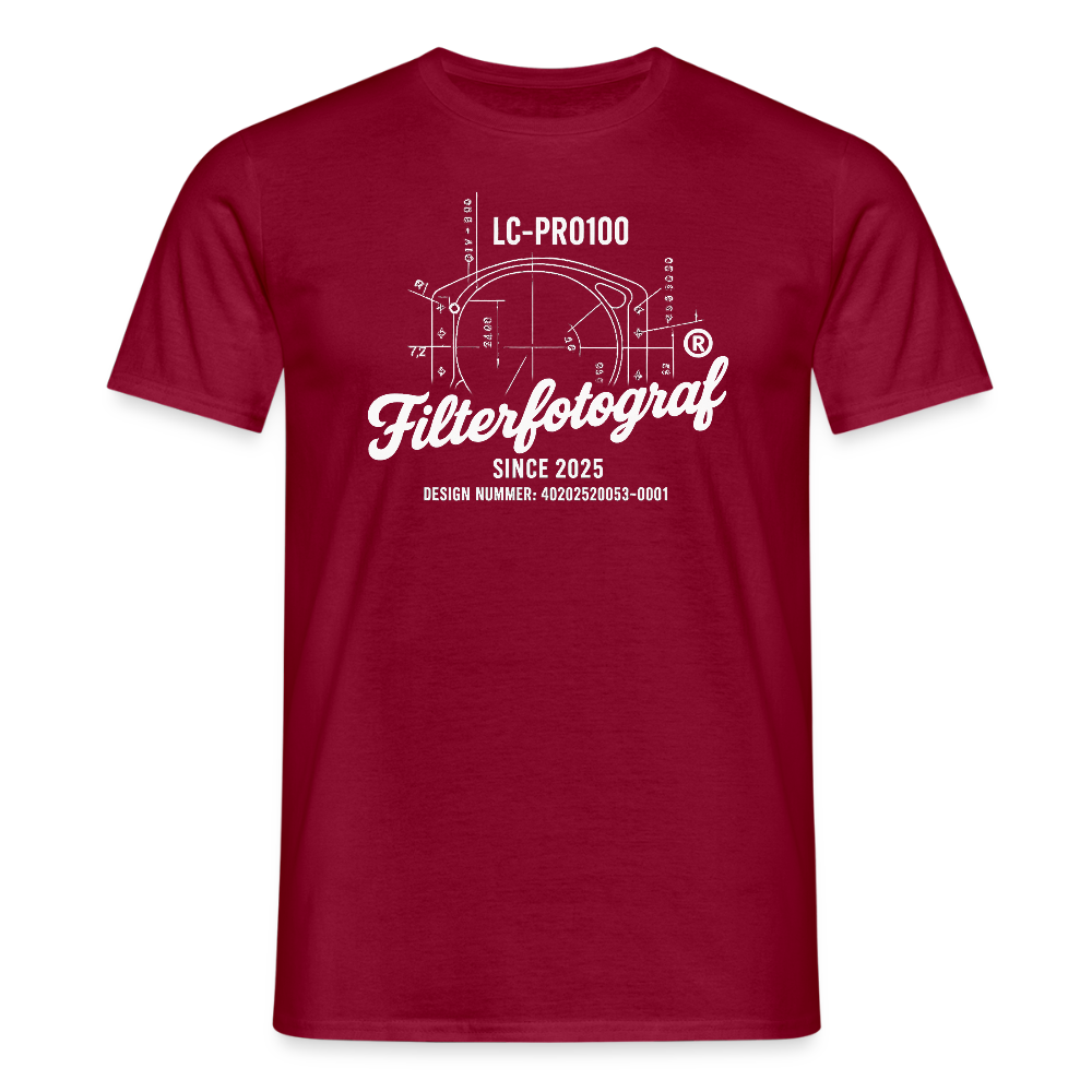 Filterfotograf LC-PRO100 Shirt - Ziegelrot