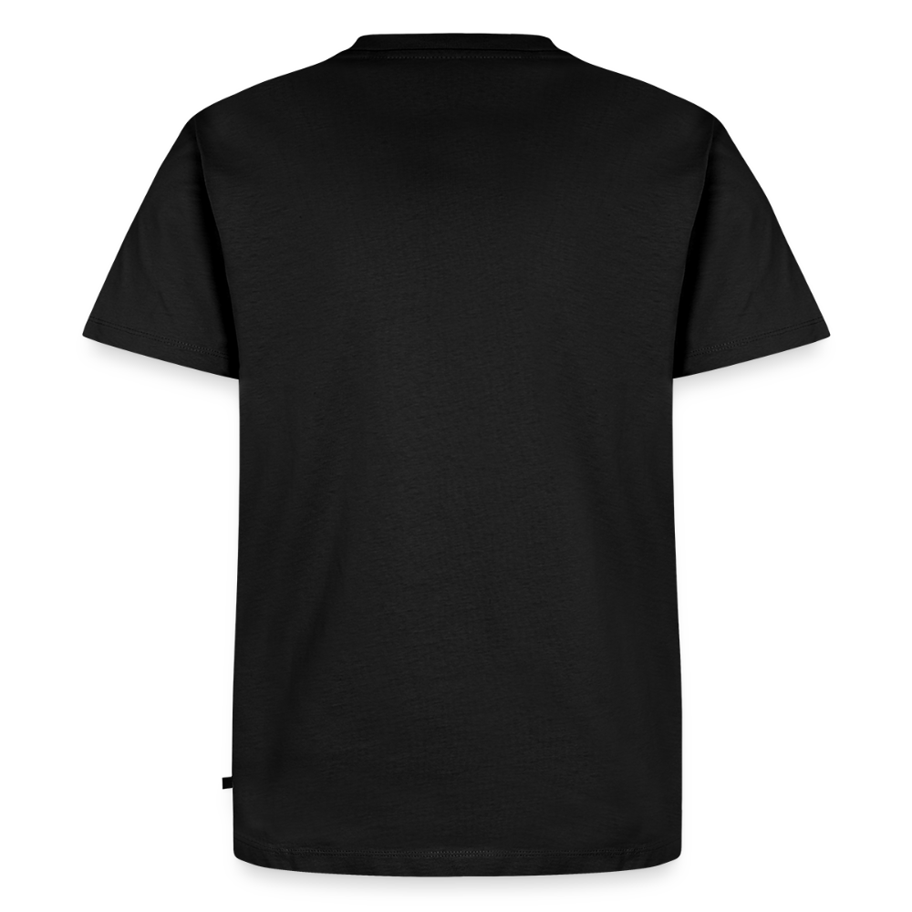 FILTERFOTOGRAF® Männer Premium T-Shirt – Front- & Rückendruck, nachhaltig & fair produziert - Schwarz