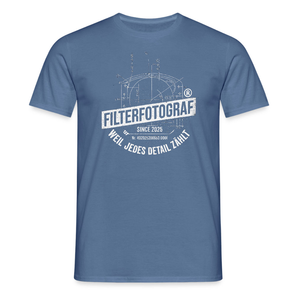 Filterfotograf LC-PRO100 Shirt - Taubenblau 