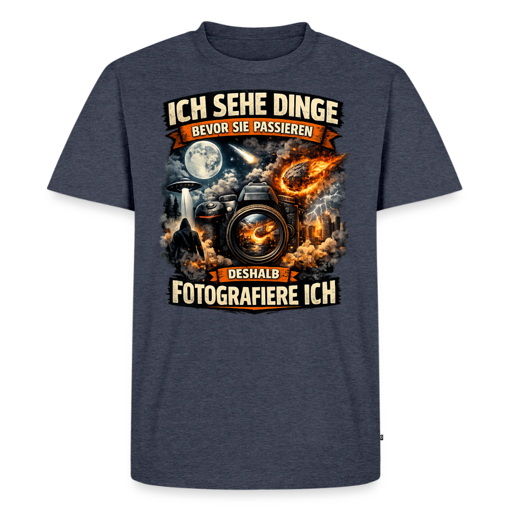 Fotograf - Ich sehe Dinge bevor sie passieren - Jeansblau 