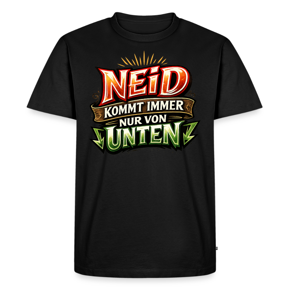 Neid Fotografen Shirt  – Männer Premium T-Shirt - Schwarz
