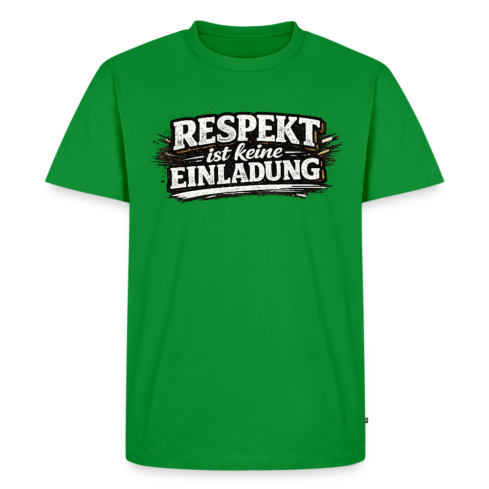Respekt -  FILTERFOTOGRAF® Männer Premium T-Shirt - Grün