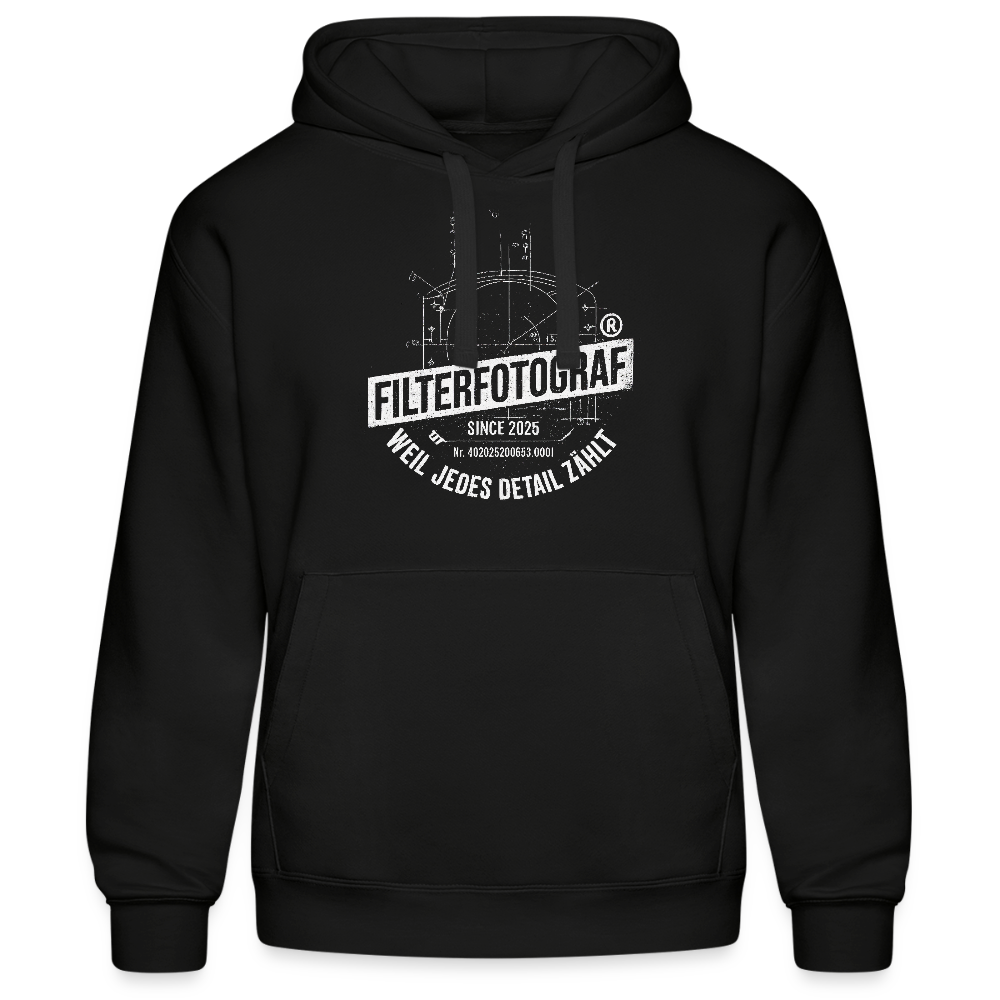 Filterfotograf LC-PRO100 Kapuzen Sweater - Schwarz