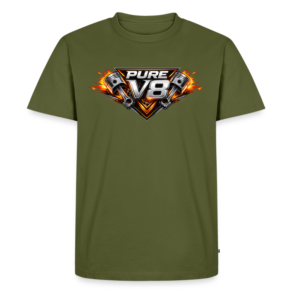 Pure V8 - Männer Premium T-Shirt - Khaki