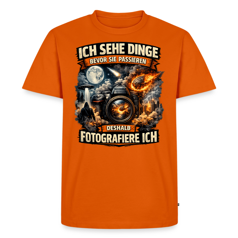 Fotograf - Ich sehe Dinge bevor sie passieren - Orange 