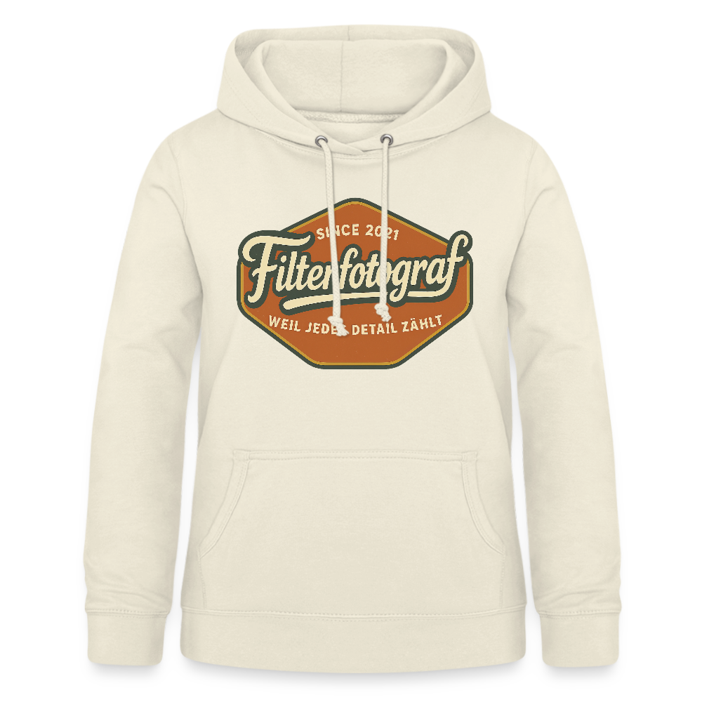 Filterfotograf Damen Hoodie – Fotografie Kapuzenpullover für Outdoor & Freizeit - Vanille-Milchshake