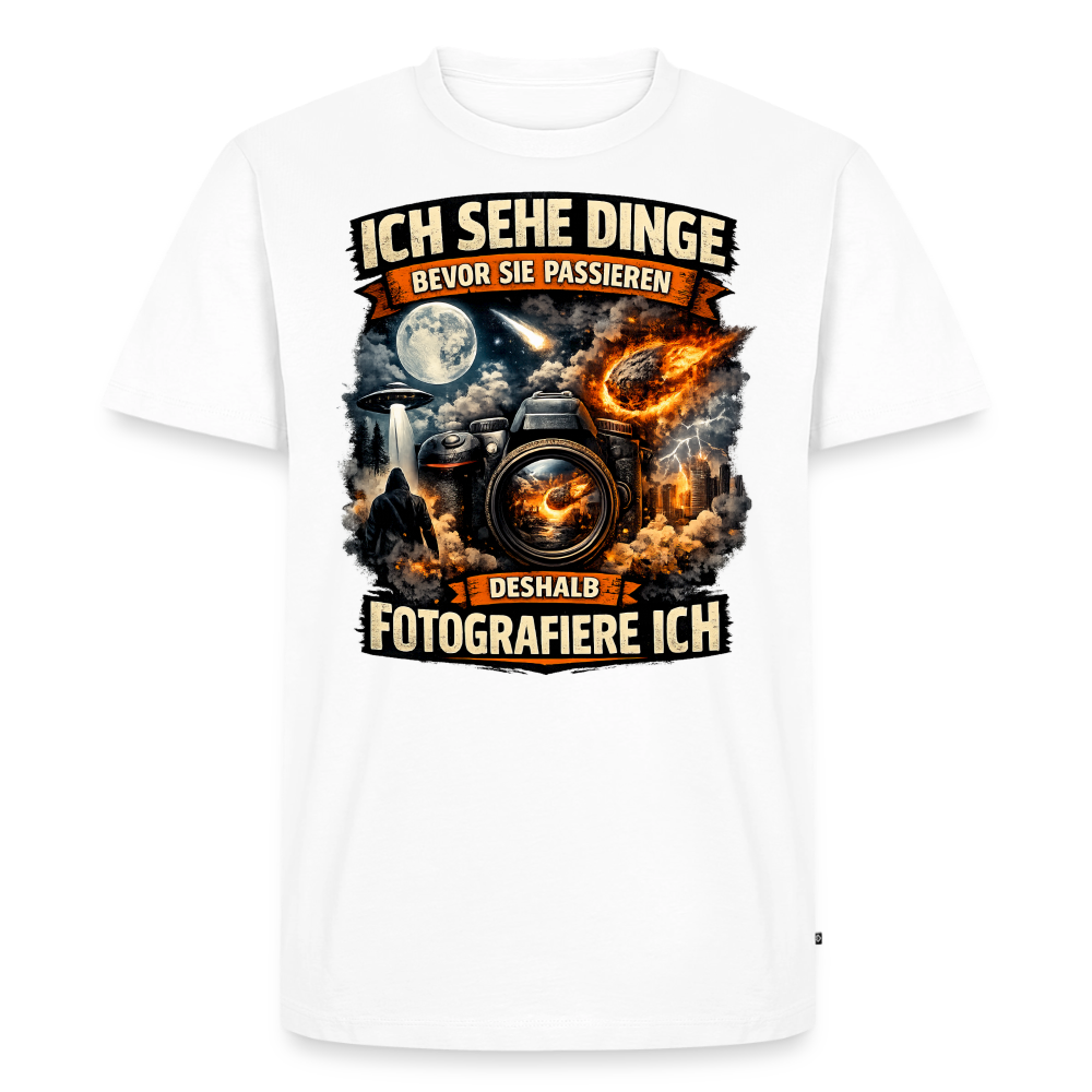Fotograf - Ich sehe Dinge bevor sie passieren - Weiß