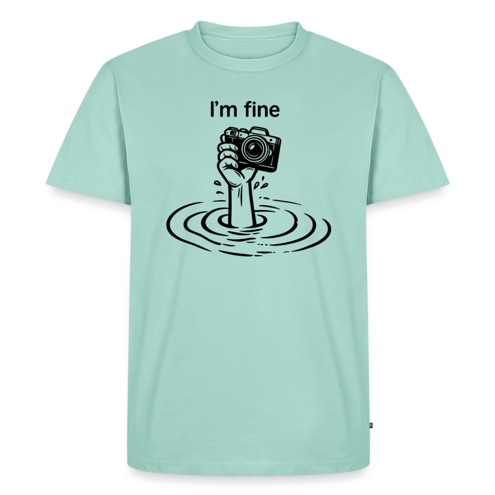 I'm fine Fotografen Shirt  – Männer Premium T-Shirt - Mint 
