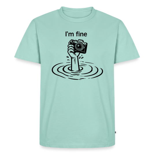I'm fine Fotografen Shirt  – Männer Premium T-Shirt - Mint 